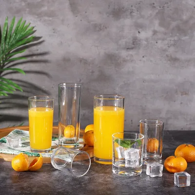 10 oz Soda-lime Glass Machine Made Highball Glasses Classic Style Restaurant Use Clear Color Box Packaging Water Orange Juice