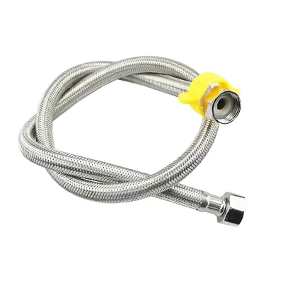 High Quality Stainless Steel Braided Flexible Hose Durable Water Pipe for Modern Bathroom Basin Inlet Rotating Design