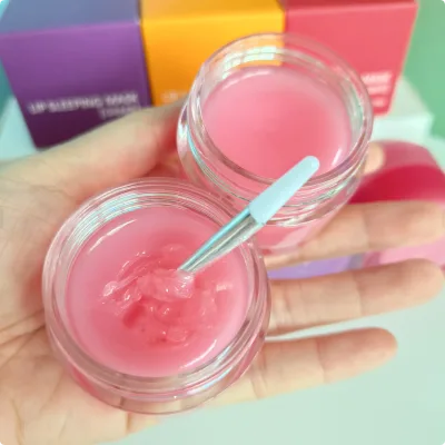 Wholesale Price Collagen Lip Mask Cruelty Free Strawberry Vegetarian Moisturizing Lip Care Mask