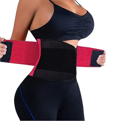 Adjustable Neoprene Waist Trainer Breathable Body Slimming Sweat Bands Waist Trimmer Belt with Support