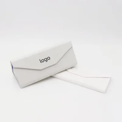 Fold Glasses Eyeglass Cases for Optical Glasses Sunglasses Packing Triangle Folding Case Sunglasses Pouch Storage Eyewear