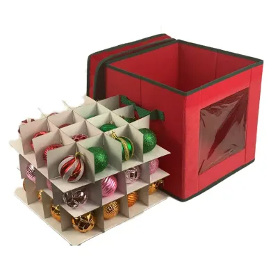 Adjustable Christmas Decorations Storage Bag with Bauble Storage Box for Organizing Your Festive Decorations