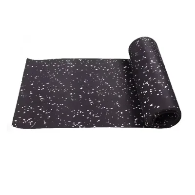 Black Color Mats Protective Gym Floor Roll