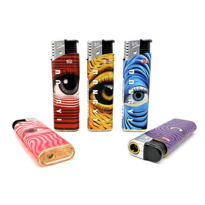 Smoking Lighter Jet Torch Lighter Electronic Windproof Flame Cigarette Lighters Factory