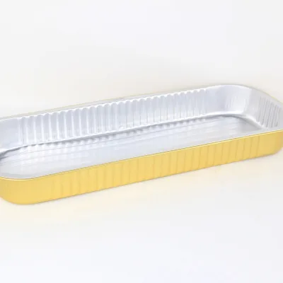 Disposable 2300ml Heatproof Aluminum Foil Meal Prep Containers Square Foil for Takeaway Fireplace 2300ml Storage Rectangle