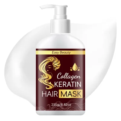 Collagen Keratin Hair Mask Hair Care Moisturizing Smoothing Repair Dryness Improvement Frizz Conditioner