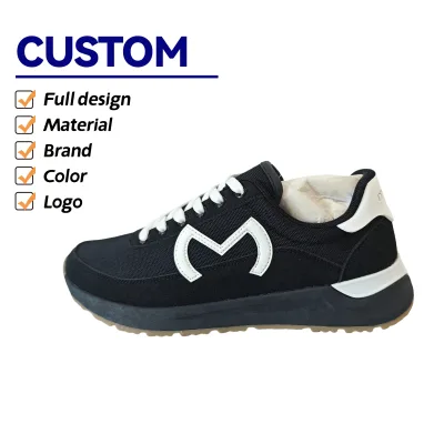 Factory Custom High-quality New Men's Mesh Casual Shoes Lightweight Increase Thick Sole Running Daily Fashion Sneakers