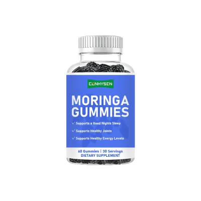 Best Selling Moringa Gummies with Moringa Sodium Support Healthy Energy Level Herb for Adults Not for Pregnant Herbal Supplement