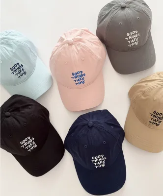 New Letter Embroidered Baseball Cap Soft Crown All-match for All Seasons Sun Hat