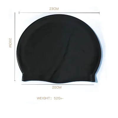 Silicone Swimming Cap for Adults-Highly Elastic Waterproof Extra-Large Size Solid Color-Perfect Pool Giveaway