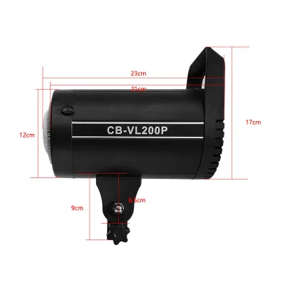 OEM High Brightness 200W 3200-5600K Photo Studio Flash Speedlite Strobe Light Mono Light