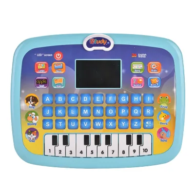 Hot Selling UNI Mini Educational Computer Tablet Toy Kids 2-4 Years LED Screen Learning Machine Battery Powered Alkaline AA