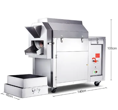 Stainless Steel Sunflower Seeds Roaster Coffee Hazelnut Corn Nut Roasting Machine