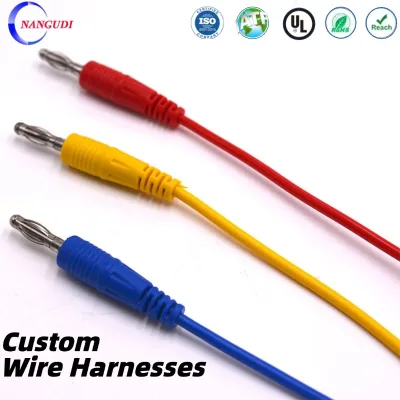 Custom 6.35mm TS Guitar Cable 1/4 Inch Mono Audio Wire PVC Tin Plated Copper NANGUDI Model 250110-06 for Electric Instrument