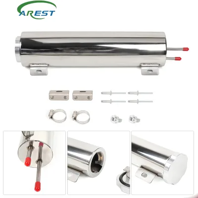 Wholesale of cross-border auto modification parts, polished stainless steel overflow water tank, radiator, overflow tank and
