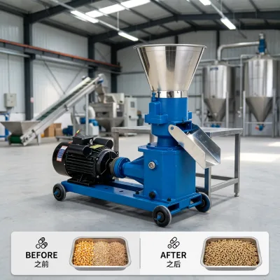 Top Quality Household Feed Pellet Machine Compact Structure Feed Granulating Machine for Small Scale Breeding