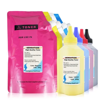 Toner Refill Manufacturer for Xerox WorkCentre WC 7525 7530 7535 7545 7556 7830 7835 7845 7855 Color Copier Bulk Toner Powder