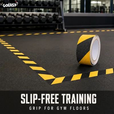 High Performance Non-Slip Coarse Grit Strong Adhesive Anti-slip Tape for Gym Fitness Training Area Floor