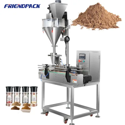 Semi-automatic Powder Filling Machine Stainless Steel Flour Seasoning Chili Pepper Cumin Spice Powder Filling Packing Machine