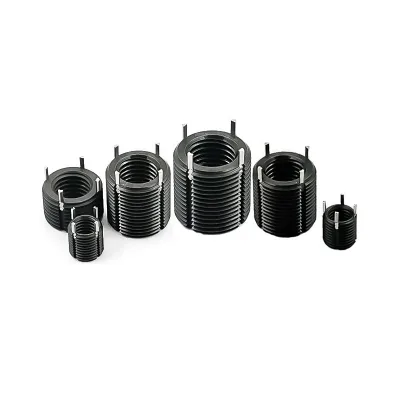 Black Threaded Insert Key Locking Thread Inserts Carbon Steel Thread Insert Other Fasteners Pin Bushing Metric Not Easy to Rust