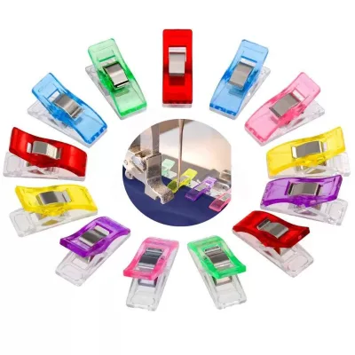 Premium Quality Wholesale Multicolor Small Wonder Clips Sewing Binding Clips for Needlework Quilting Embroidery Sewing  Notions