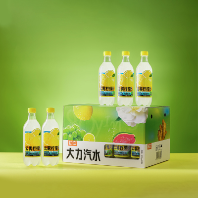 490g Soda Beverage Wholesale Multiple Flavors Lemon Soda Popular Soft Drinks Lactic Acid Bacteria Soda