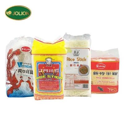 JOLION Haccp Kosher Halal BRC Factory Price Bulk Wholesale Transparent Hot Pot Vermicelli Vietnamese Dried Rice Noodles Sticks