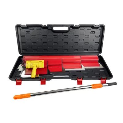 Professional Stainless Steel Drywall Skimming Blade Set with DIY Grade Extension Pole