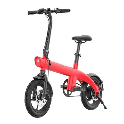 2024 Hot Model One-Piece Molding Fat Tire EBIKE 36V Anti-Blowout Lightweight 14-Inch Wide Assisted Electric Folding Bike