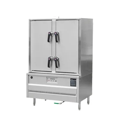 XY Best Commercial Two-Door Gas Steam Cabinet Ideal for Seafood Steaming