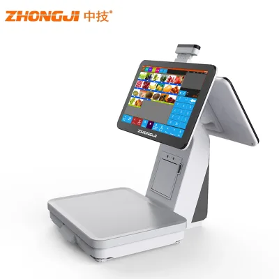 Zhongji TS9 Dual-Screen Dual Touch AI Intelligent Weighing Cash Register All-in-One Machine