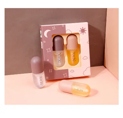 Day and Night Double Effect Lip Plumper Extreme Kit Wholesale Repairing and Moisturizing Lip Plumper Set