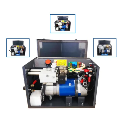 China 2KW Steel Hydraulic Power Units for Wing Van with 1 Year Warranty