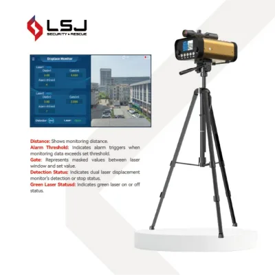YZ-120 PRO Structural Movement Telemeter for High-Rise Construction and Foundation Safety