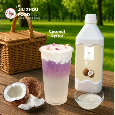 Premium Coconut Fruit Syrup for Beverage Use Fruit Juice Exotic Concentrated in 2.5 kg Bottle Bulk Bubble Tea Ingredient