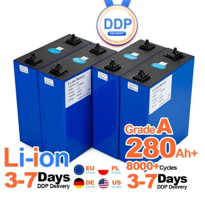 3.2v280ah Lithium Battery Lfp Ddp 4pcs Lifepo4 Batteries Rept 280ah Lipo4 Cell Lipofe4 3.2v 280Ah