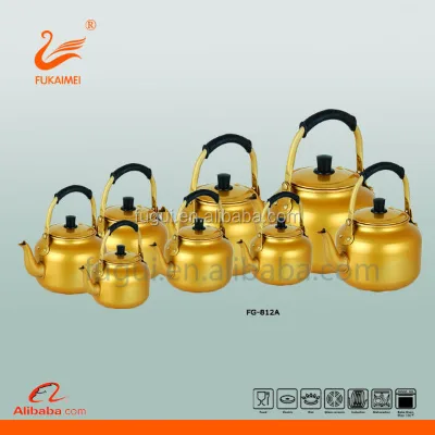 Aluminum Yellow Kettle 0.75L~10L