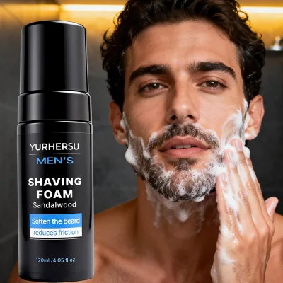 Private Label Mens Shaving Foam Glycerin Rich Formula Glide Protection for Sensitive Skin Daily Use Grooming Shave Cream OEM/ODM