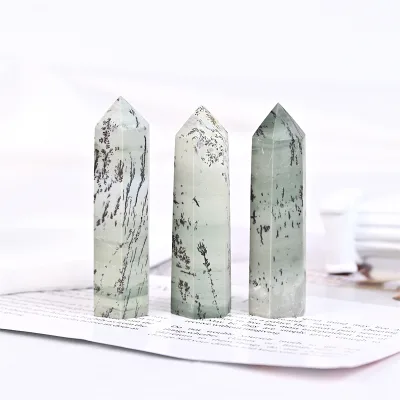 New Arrivals Crystal Crafts High Quality Dendritic Jasper Points Healing Stones for Gifts