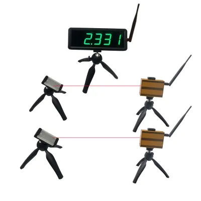 HZ Laser Sensor LED Racing Timing Clock Accurate Countdown Countup Digital Race Timer for Athletes Running Speed Training