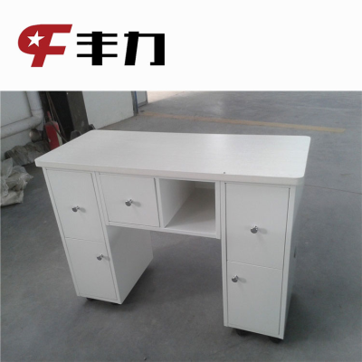 Nail Salon Furniture White Double Salon Manicure Nail Table