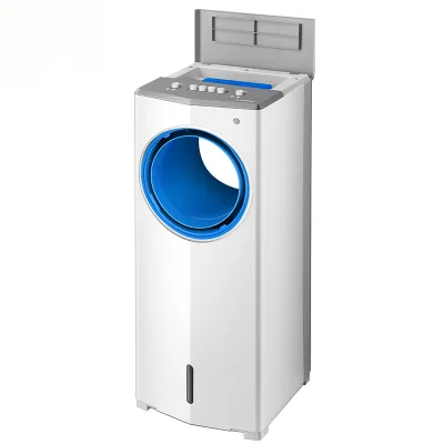 360° Circle Swing Air Water Cooling Fan Mini Bladeless Air Cooler 4L AC/DC