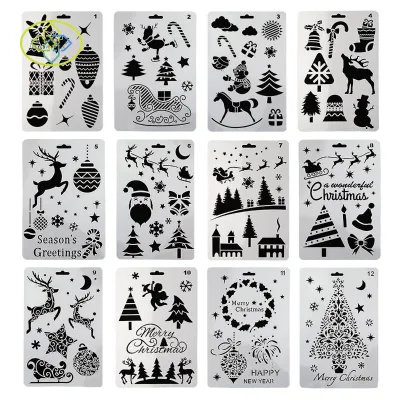 Eco-friendly Plastic Stencil 3D Visual Stencils for Kids DIY Education Drawing Stencil Set
