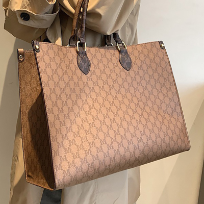 Custom Logo Pu Leather Handbag New Woman Oversize Totebag Large Tote Bag Tote Bags for Women