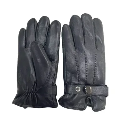 Full Finger Sheep Goatskin Leather Gloves Full Hand Leather Gloves