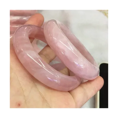 HY Hot Sale Factory Direct Enhance Your Yoga and Meditation Experience With the Benefits of Rose Quartz Bracelet