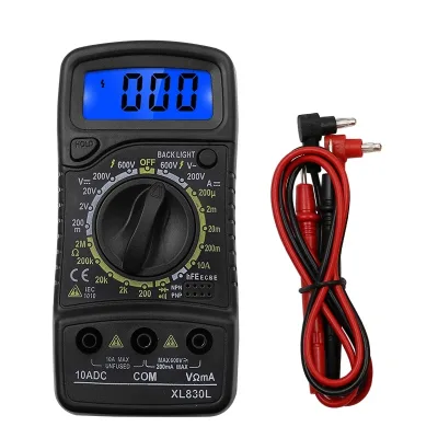 L830L Digital Multimeter Esr Meter Testers Automotive Electrical Dmm Transistor Peak Tester Meter Capacitance Meter