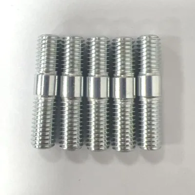 New M8 Double End Threaded Rod Studs Zinc Plated Iron Bolts Fasteners Aok Brand Replacement/Repair Go-Kart Racing Accessories