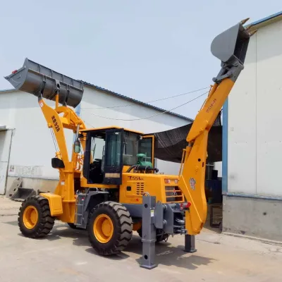 Hydraulic Front Loading Rear Excavation Sliding Backhoe Excavation and Loading Integrated Machine Loading Machine