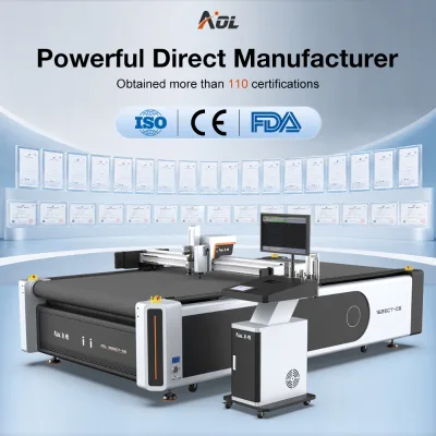 2026 High Precision Cnc Digital Vibrating Knife Pvc Board Eva Sheet Foam Boat Floor Cutting Machine